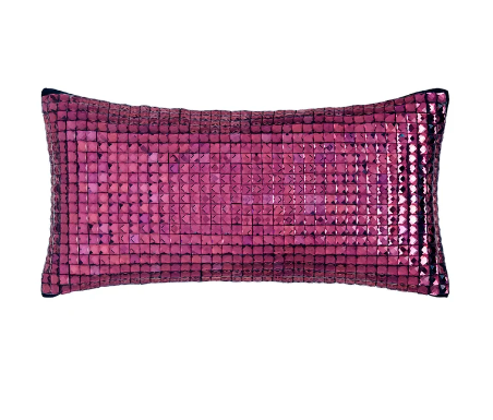 Rita Ora Home Electra Cushion Candy Pink - Azumi Rectangular Scatter Cushion With Filling