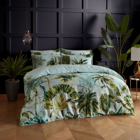 Paoletti Forsteriana Jungle Horticulture Duvet Cover Set - 200 Thread Coun